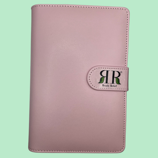 Pink Vegan Leather Ready Relief Binder